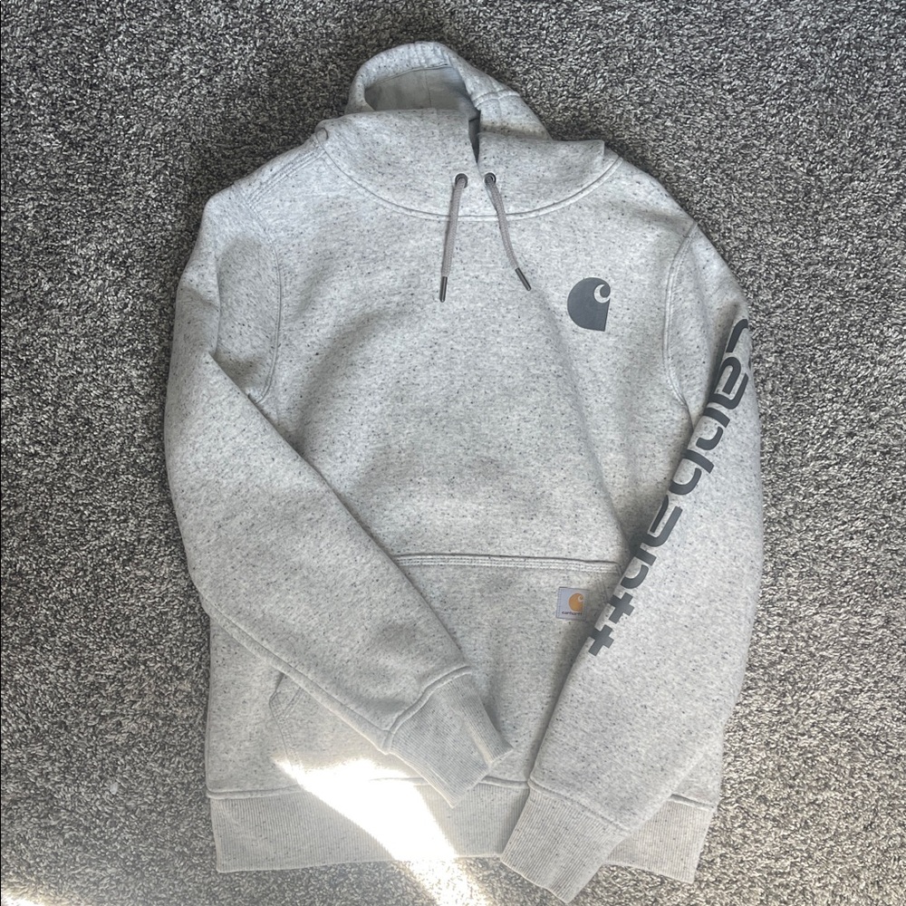 Carhartt Heather Gray Pullover Hoodie